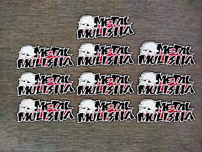 10 Pcs METAL MULISHA Music Brand Badge Sew Iron On Embroidered Patch Or Sew On • $12