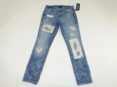 True Religion Women's Cameron Slim Boyfriend Jeans Size 24 NWT Mended Street TR • $23.49