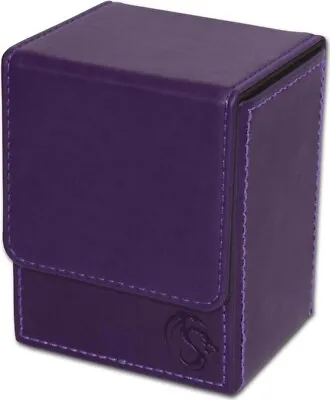BCW Purple Deck Case LX Gaming Card Leatherette Magic The Gathering Storage Box • $12.99