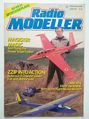 Radio Modeller Magazine June 1987 With Plans • £4.49