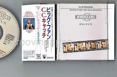 C. C. CATCH Big Fun JAPAN CD R32P-1184 W/ OBI +Broken P/S Modern Talking Free SH • $79.99