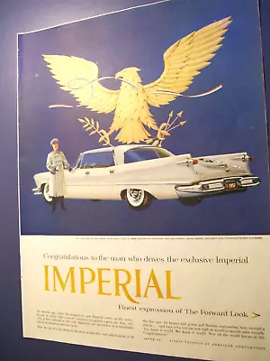 1957 Chrysler Imperial Large-mag Car Ad - Congratulations To The Man...  • $5.95