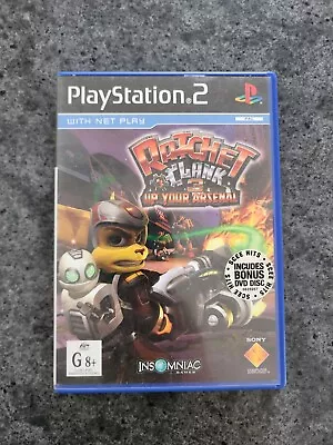 Ratchet And Clank 3 Up Your Arsenal (PlayStation 2 2004) (Case & Manual Only) • $5