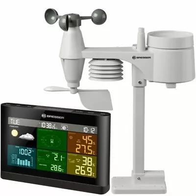 Bresser 5-in-1 Comfort Weather Station With Colour Display & Weather Alerts. • £99.99