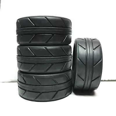 4PCS 28MM 1/10 On Road RC Car Tires With Foams (Can Be Used For 26mm Wheels) • $11.99