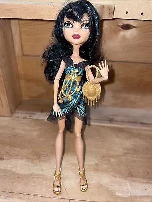 Monster High Cleo De Nile Frights Camera Action Doll W/ Outfit Belt Fast Ship • $25.72