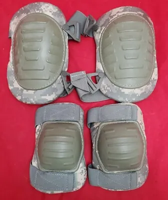 US Military KNEE & ELBOW PAD SET McGuire Nicholas ACU ONE SIZE NEW • $23.95