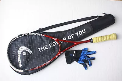 Head Neon2 130 Innegra YouTek CT2 D30 Squash Racquet /Racket With Cover+Glove • $84.95