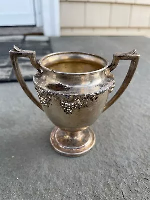 Vintage EPNS Sheffield England Silverplate Sugar Bowl Trophy • $29.99