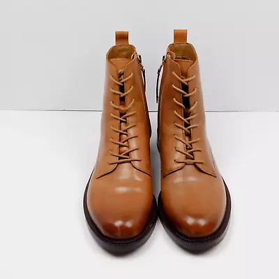 Sam Edelman Nina Leather Lace Up Ankle Boots 8.5 (CB10) • $59.95