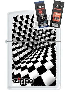 Zippo 6316 Dimension Black Box Lighter With *FLINT & WICK GIFT SET* • $20.78