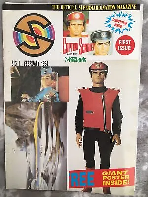 CAPTAIN SCARLET And The MYSTERONS COMIC First Issue Feb 1994 With Poster • £4