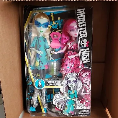 Monster High Frankie & Draculaura Voltageous Science Class Set 2-pack Vhtf Nib 3 • $182.99