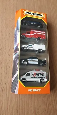 Matchbox 70th Anniversary MBX Service 5 Pack Die-cast Models  • £9.55