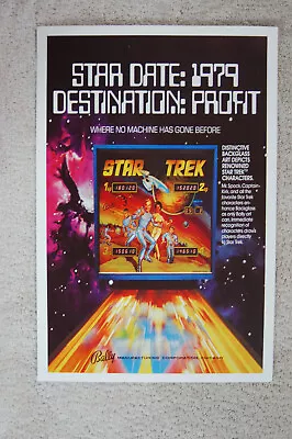 Star Trek Pinball Promotional Poster  • $4