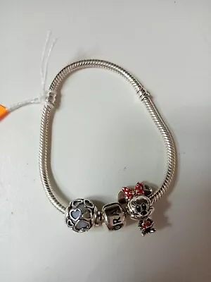 Pandora Bracelet With Charms • $90