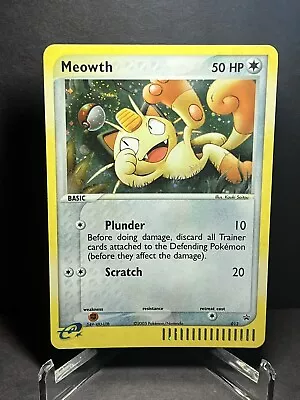 Pokemon Card - Meowth 013 Nintendo Promo HOLO 2003 SWIRL • $8