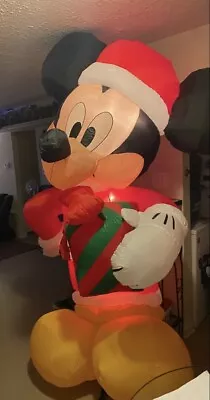 10 Foot GEMMY Christmas Gift Disney Mickey Mouse Airblown Yard Decor • $96.89