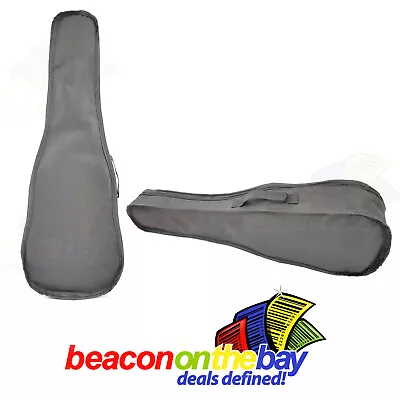 $17.99 • Buy Ukulele Bag 21  23  26  Black Fabric Soft Gig Case For Soprano Concert Tenor Uke