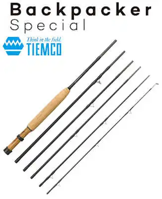 Tiemco Fly Rod EUFLEX Backpacker Special 703-6 6-Pieces Rod Fast Shipping Japan • $294.99