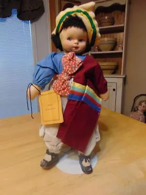 Vintage Molly'es Cloth International Doll~Mexico~Nice Condition~14 ~w/Tag~Pedro~ • $9.99