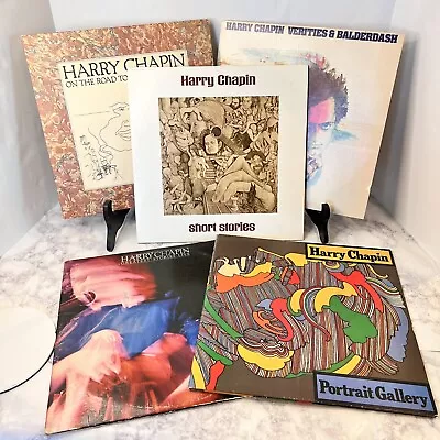 LOT OF 5 Harry Chapin Vinyl Records • $14.99