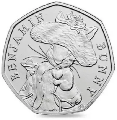 £1.99 • Buy 50p Coin Beatrix Potter Benjamin Bunny 2017 Fifty Pence UNCIRCULATED