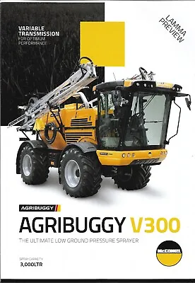 McConnel Agribuddy V300 Low Ground Pressure Sprayer Brochure • £0.99