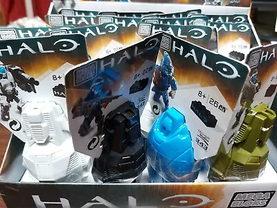 Mega Bloks Halo Metallic Series 3: 4 Variations: Equipped Figure In A Pod! • £14.99