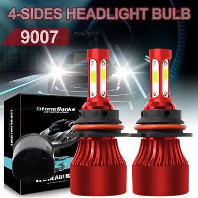 HB5 9007 LED Headlights 360000LM LED Lights Bulbs Kit High Low Beam Super Bright • $11.99