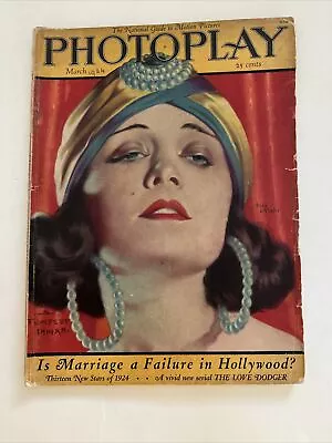 Valentino - Photoplay Magazine - 1924-26 -  - Pola Negri - Vilma Banky - Chaplin • $99