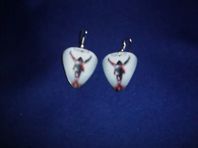 Michael Jackson  Pose From  This Is It  Guitar Pick Ear Rings  New • $5.25
