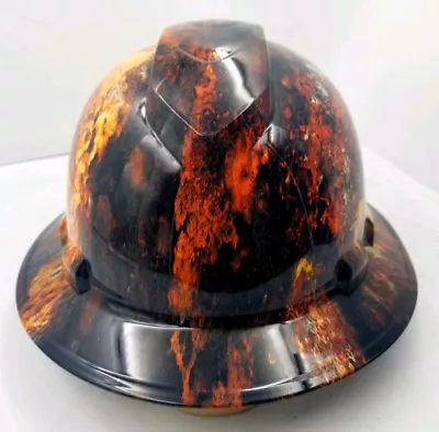 $44.99 • Buy Hard Hat FULL BRIM  Hydro Dipped , OSHA Approved NEW RUST BUCKET HEAD PATINA  