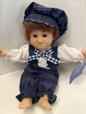 My Pals Collection Doll Pouting Lip Blue Plaid • $5
