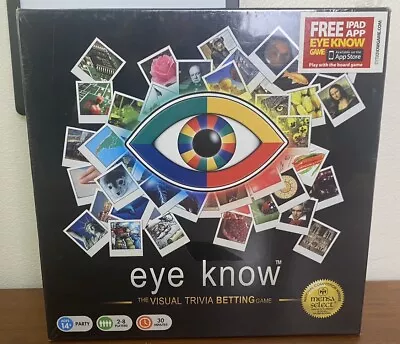 Eye Know The Visual Trivia Betting Game NEW! • $19.99