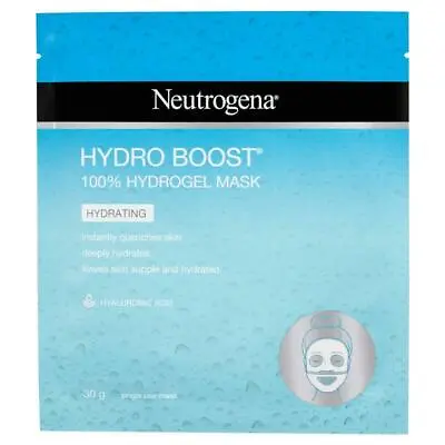 Neutrogena Hydro Boost Hydrating 100% Hydrogel Mask 30g Single Use • $7