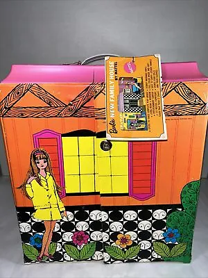 Vintage 1968 Barbie Family House Case Vinyl By Mattel - W/ Original Tag • $99.99