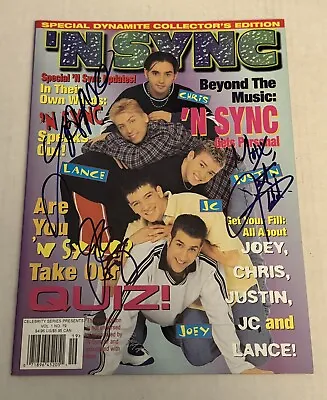 Rare 1999 ‘NSYNC Authentic Signed Autograph Music Magazine Justin Timberlake HTF • $119.99