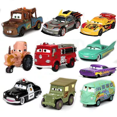 1:55 Mettal Disney Pixar The Cars Movie General Character Mack Mcqueen King Toy • $11.99