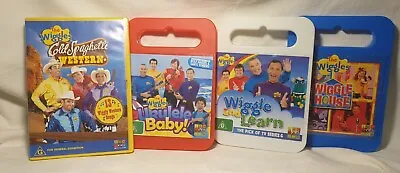 The Wiggles Original  Vintage X4 Lot Kids Childrens Music Western ABC PAL Bundle • $29.90