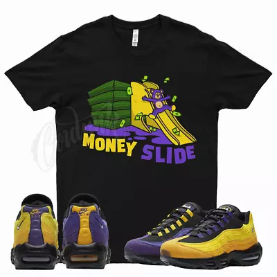 SLIDE T Shirt For N LeBron Air Max 95 Home Team Lakers Court Purple Yellow • $26.99