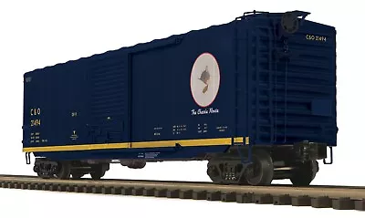Mth 20-99382 C&o 50' Ps0-1 Boxcar  Sleeping Kitty   Oga 3 Rail Rd#21494 • $79.95