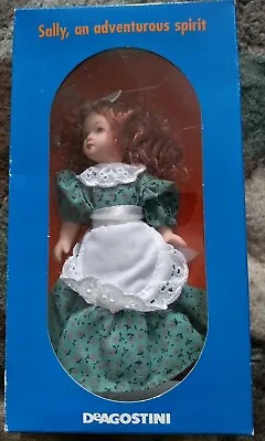 £10 • Buy Vintage Porcelain Doll Girl 'Sally An Adventurous Spirit' 6  New In Box