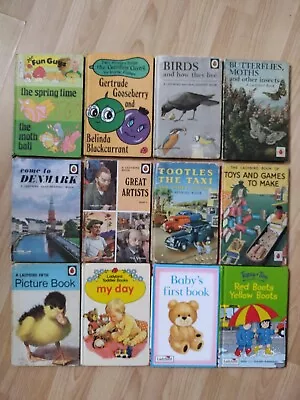 Vintage Ladybird Books Job Lot Of 12 Books.  1960's 70's 80's 90's & 2000's • £7