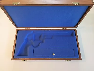 Smith Wesson Mahogany Wood Presentation Case Box • $200