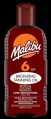 Malibu Bronzing Tanning Oil With SPF6 - 200 Ml • £6.55