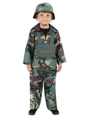 £10.49 • Buy Child Boy's Army Solider Fancy Dress Costume Party Outfit 