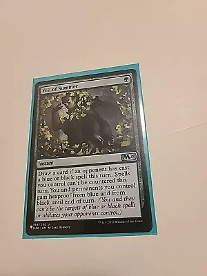 MTG Veil Of Summer M20 198/280 Regular Uncommon • $5