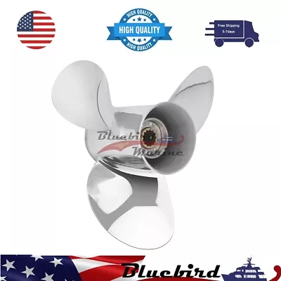 11 1/8 X 13 Stainless Steel Boat Propeller For Yamaha Outboard 40-60 HP 13 Tooth • $171