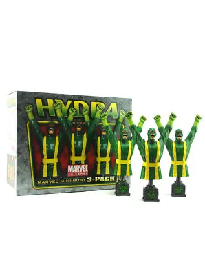Bowen Designs Hydra Agent 3-Pack Mini Bust Set Captain America Marvel Comics New • $179.95